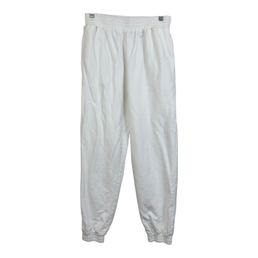 Belen Los Angeles White Sweatpants Women’s Size Medium White Cotton Made In USA